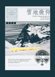 《雪地微仰》